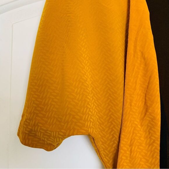 NWOT House of Harlow 1960 x REVOLVE Romina Midi Wrap Dress | S | Golden Mustard - Picture 4 of 12